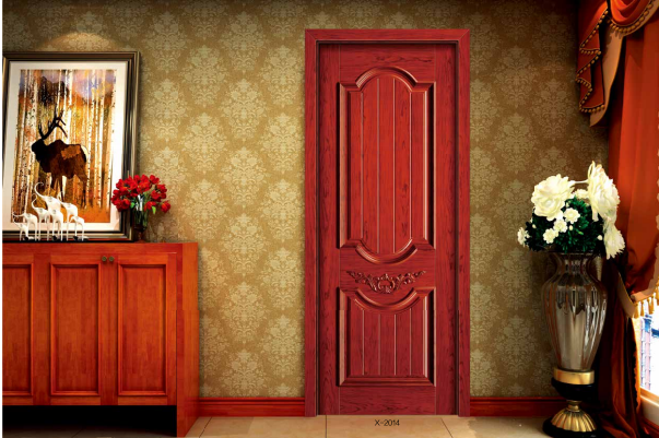 重慶鑫順來X-2014雕花扣線實木烤漆門
