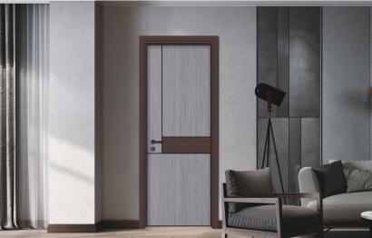 2020年新款熱賣愉心X-3013拼貼清水漆實木門