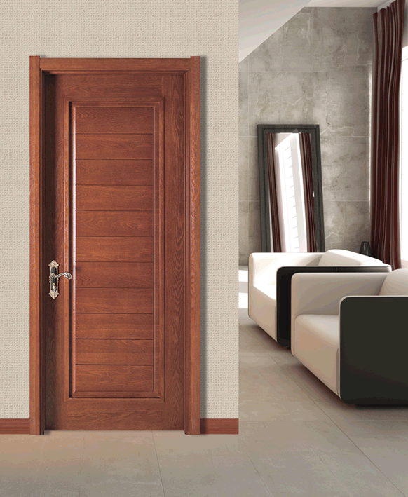 2020年熱銷X-4052平開雕花拼貼實木烤漆門