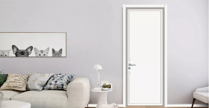 廠價(jià)直銷鑫順來X-5016平開描色實(shí)木烤漆門