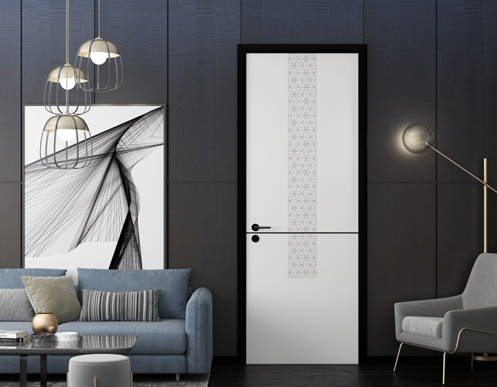 廠價(jià)直銷鑫順來X-6042平開叉色實(shí)木烤漆門