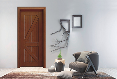 廠價直銷鑫順來X-7014平開谷窗實木烤漆門