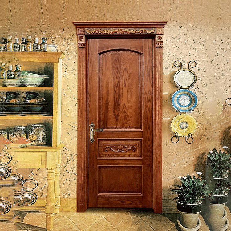 廠價直銷鑫順來X-7016平開外扣實木烤漆門