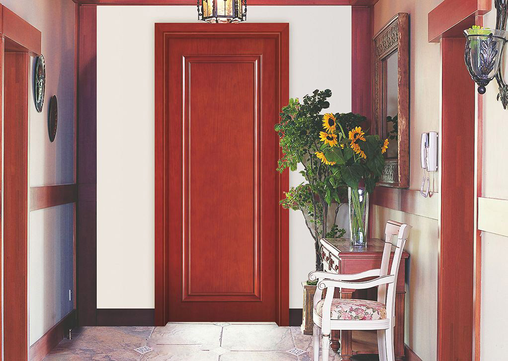 廠價直銷鑫順來X-7038平開實木烤漆門