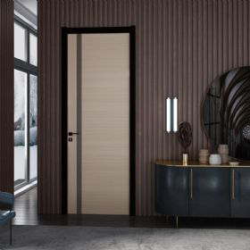 廠價(jià)直銷鑫順來X-8049平開叉色實(shí)木烤漆門