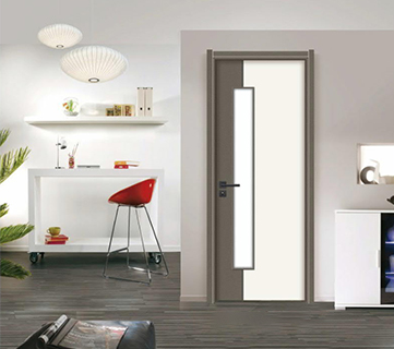 新品上市鑫順來X-8078平開叉色實(shí)木烤漆門