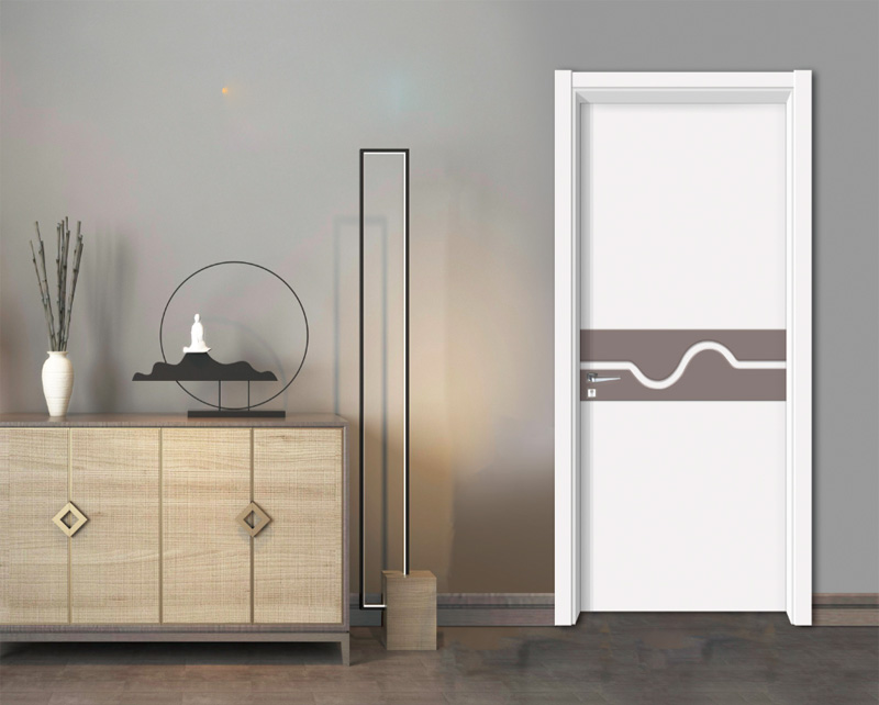 廠價(jià)直銷鑫順來X-8081平開叉色實(shí)木烤漆門