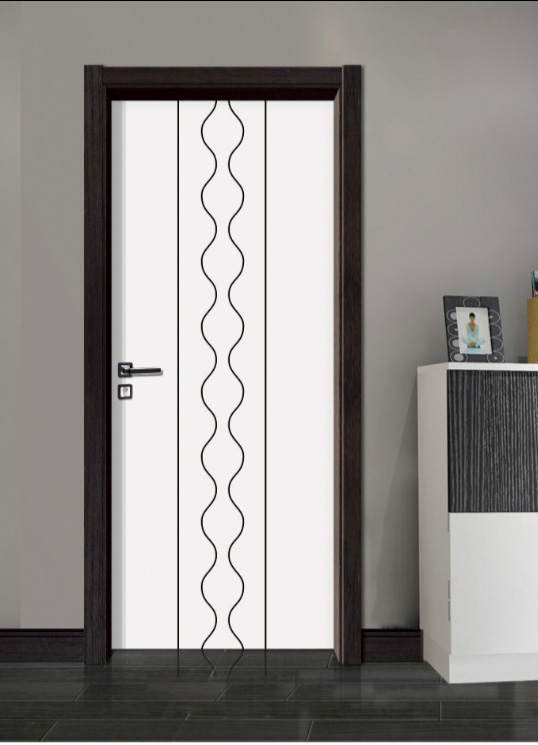 廠價(jià)直銷鑫順來X-8082平開叉色實(shí)木烤漆門