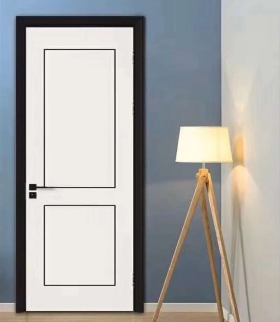 廠價(jià)直銷鑫順來X-8092平開叉色實(shí)木烤漆門