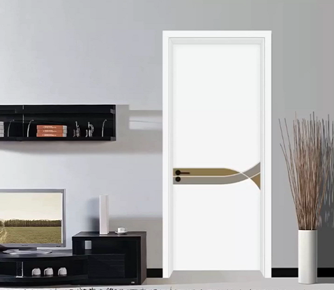 廠價(jià)直銷鑫順來X-8095平開叉色實(shí)木烤漆門