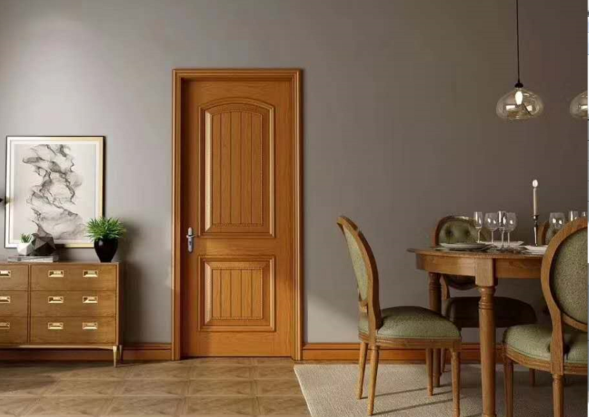 廠價直銷鑫順來X-8125平開外扣實木烤漆門