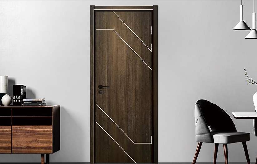 2020年新款零度鑫順來X-9002平開叉色條實木烤漆門