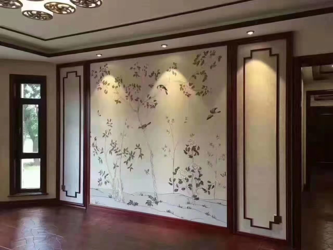 廠價熱銷鑫順來XSL-2141中式豪華電視墻